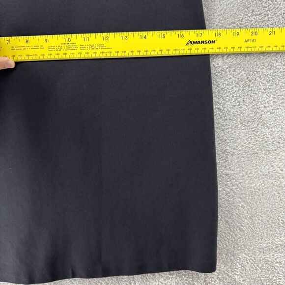 Boden Dress Womens 2R Black Ponte Stretch Sheath Crew Neck 3/4 Flutter Sleeve - Picture 14 of 16